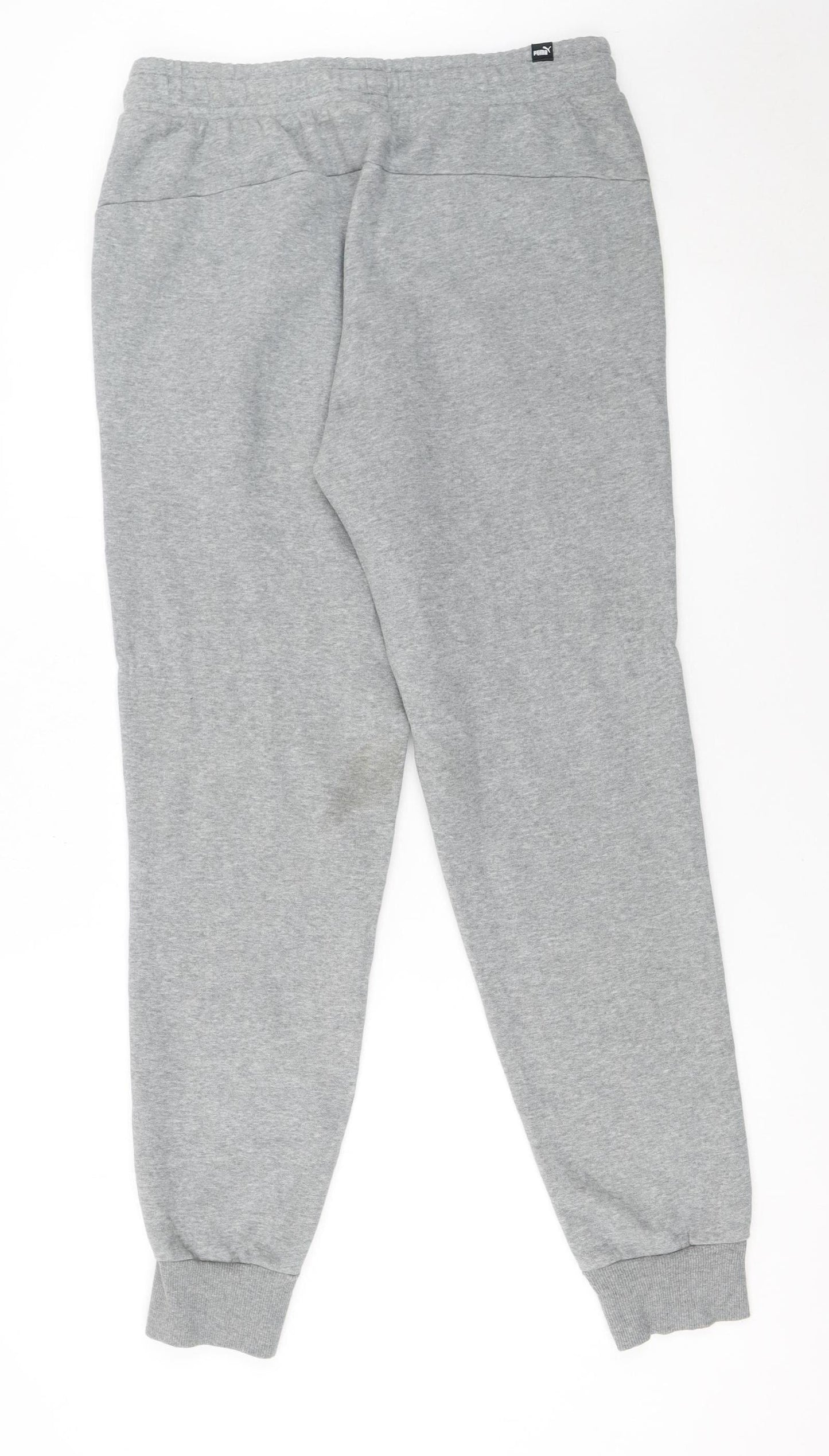 Puma Men’s Grey Jogger Sweatpants Size M Regular Fit