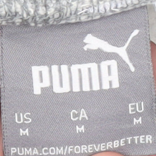 Puma Men’s Grey Jogger Sweatpants Size M Regular Fit
