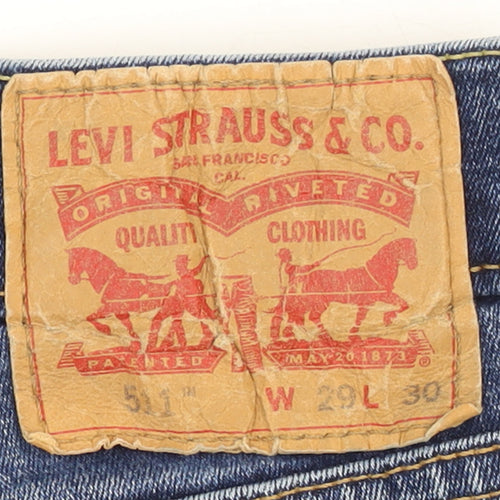 Levi's 511 Men's Blue Slim Fit Denim Jeans W29 L30