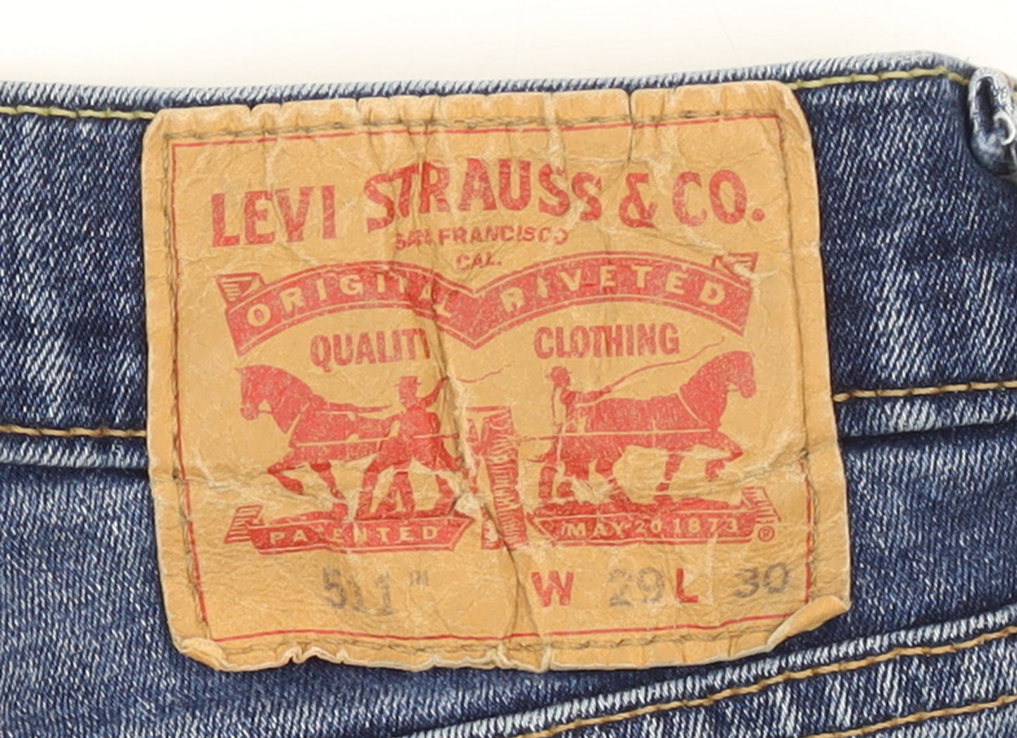 Levi's 511 Men's Blue Slim Fit Denim Jeans W29 L30