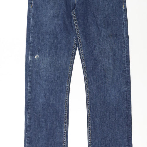 Levi’s Men Blue 513 Regular Straight Denim Jeans W30 L32