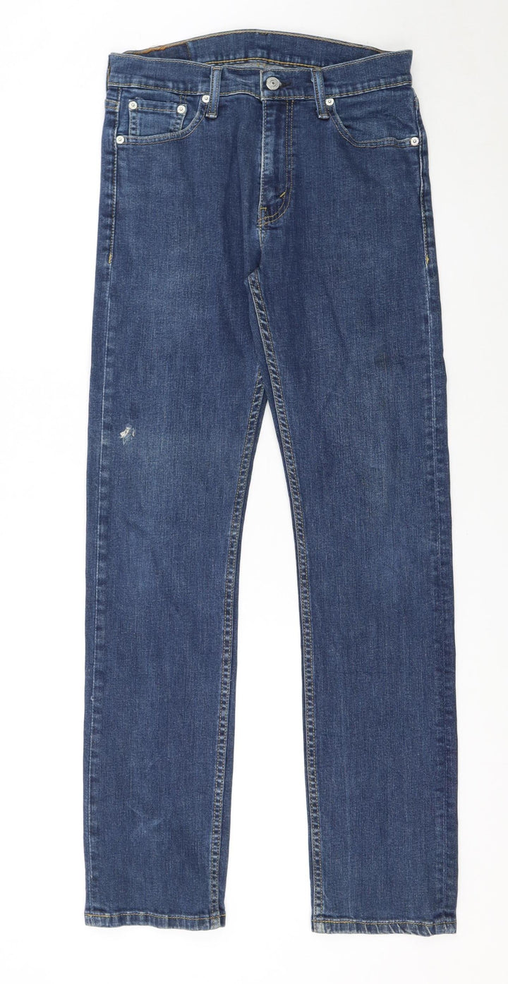 Levi’s Men Blue 513 Regular Straight Denim Jeans W30 L32