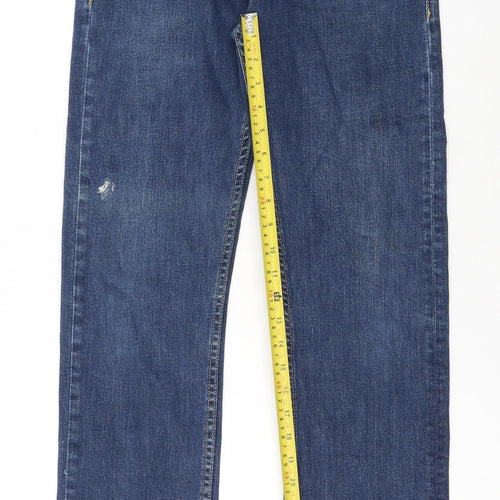 Levi’s Men Blue 513 Regular Straight Denim Jeans W30 L32