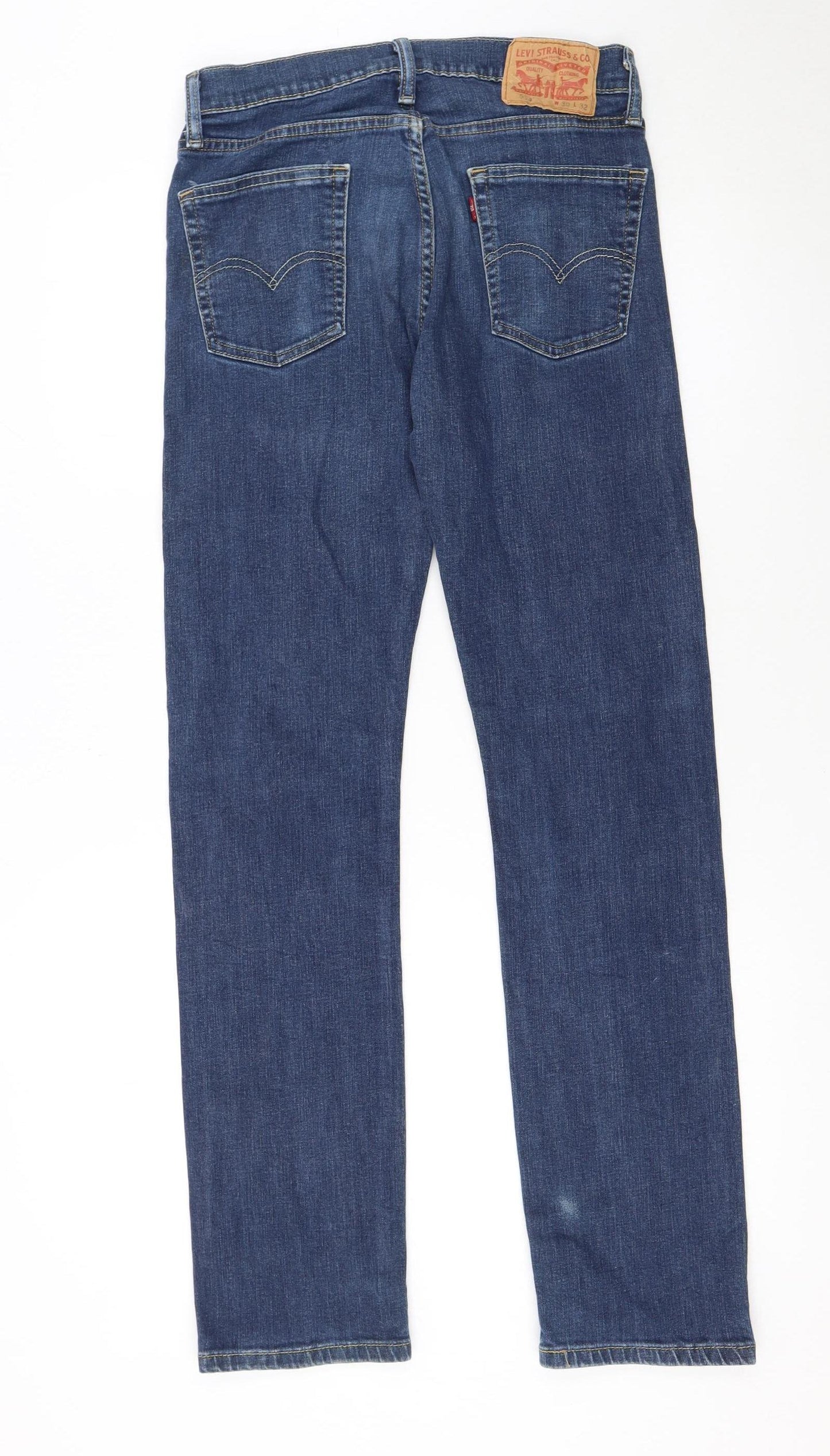 Levi’s Men Blue 513 Regular Straight Denim Jeans W30 L32