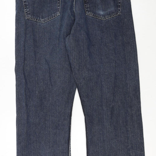 Wrangler Men's Blue Relaxed Straight Denim Jeans 34x30