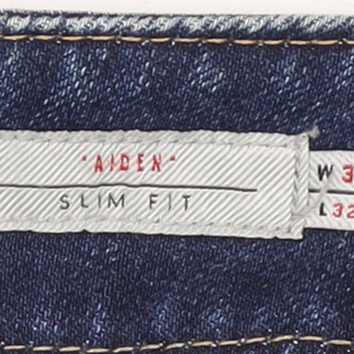 Lee Cooper Men's Blue Slim Fit Straight Denim Jeans W32 L32