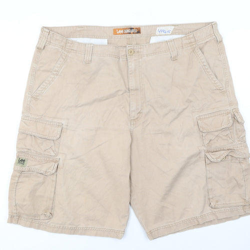 Lee Dungarees Men's Beige Cargo Shorts Size 40 Regular Fit