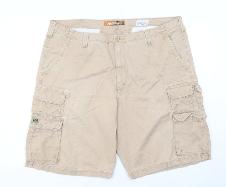 Lee Dungarees Men's Beige Cargo Shorts Size 40 Regular Fit