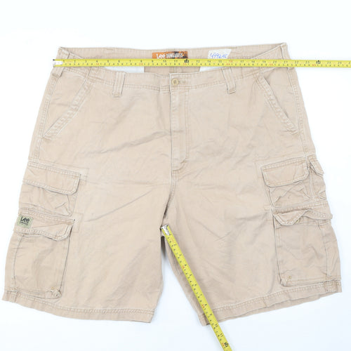 Lee Dungarees Men's Beige Cargo Shorts Size 40 Regular Fit
