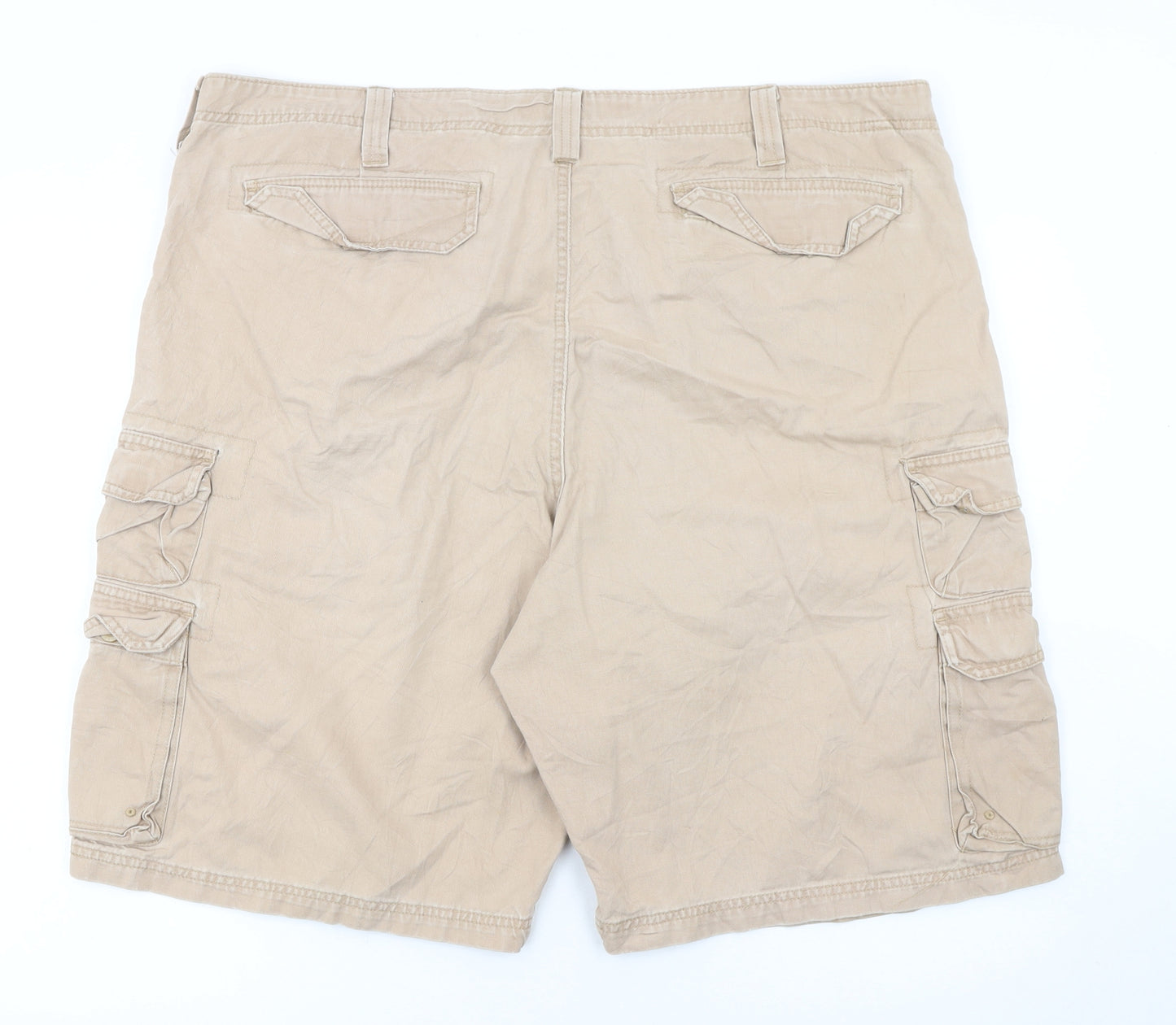 Lee Dungarees Men's Beige Cargo Shorts Size 40 Regular Fit