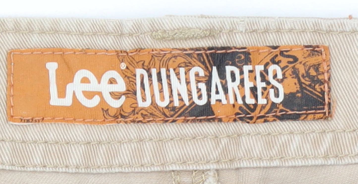 Lee Dungarees Men's Beige Cargo Shorts Size 40 Regular Fit