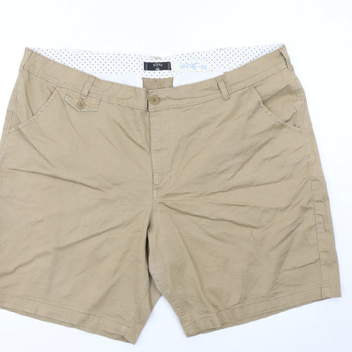 Lee Riders Beige Women's Size 24 Plus Chino Shorts Stretch Twill