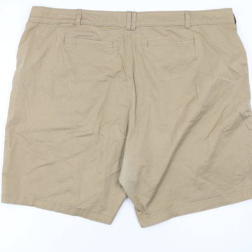 Lee Riders Beige Women's Size 24 Plus Chino Shorts Stretch Twill