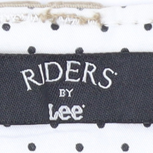Lee Riders Beige Women's Size 24 Plus Chino Shorts Stretch Twill