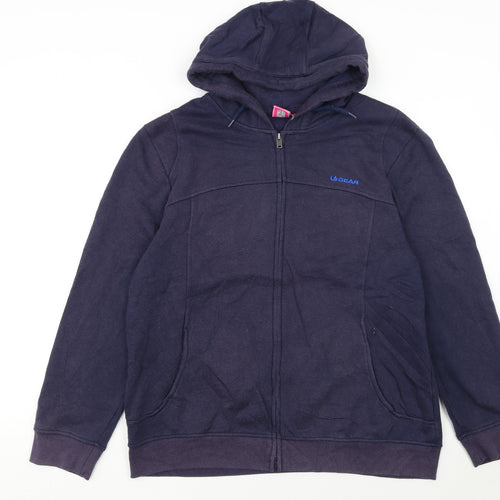 LA Gear Women's Navy Blue Size 18 Full Zip Hoodie Sweatshirt