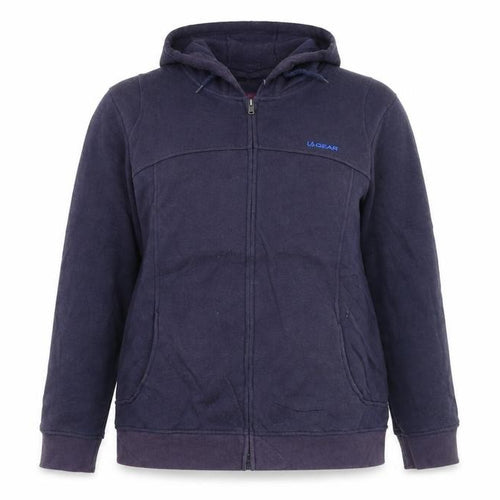 LA Gear Women's Navy Blue Size 18 Full Zip Hoodie Sweatshirt