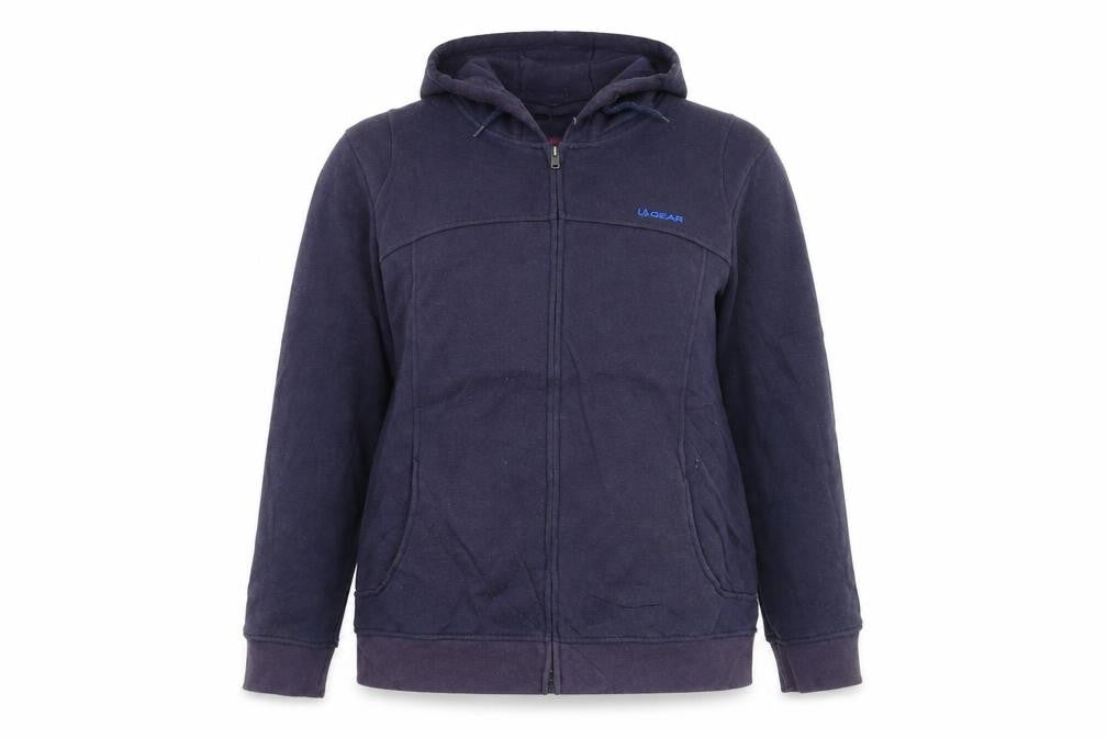 LA Gear Women's Navy Blue Size 18 Full Zip Hoodie Sweatshirt