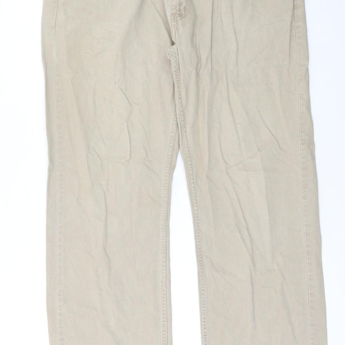 Levi's 559 Men's Beige Cotton Chino Trousers W38 L34 Straight Fit