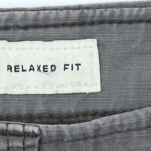 Wrangler Men's Grey Cargo Shorts Size 44 Relaxed Fit Cotton