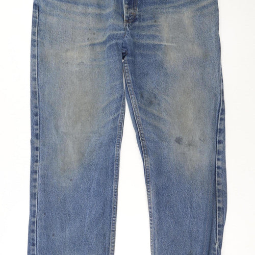 Lee Men's Blue Straight Leg Regular Fit Denim Jeans 33W 32L