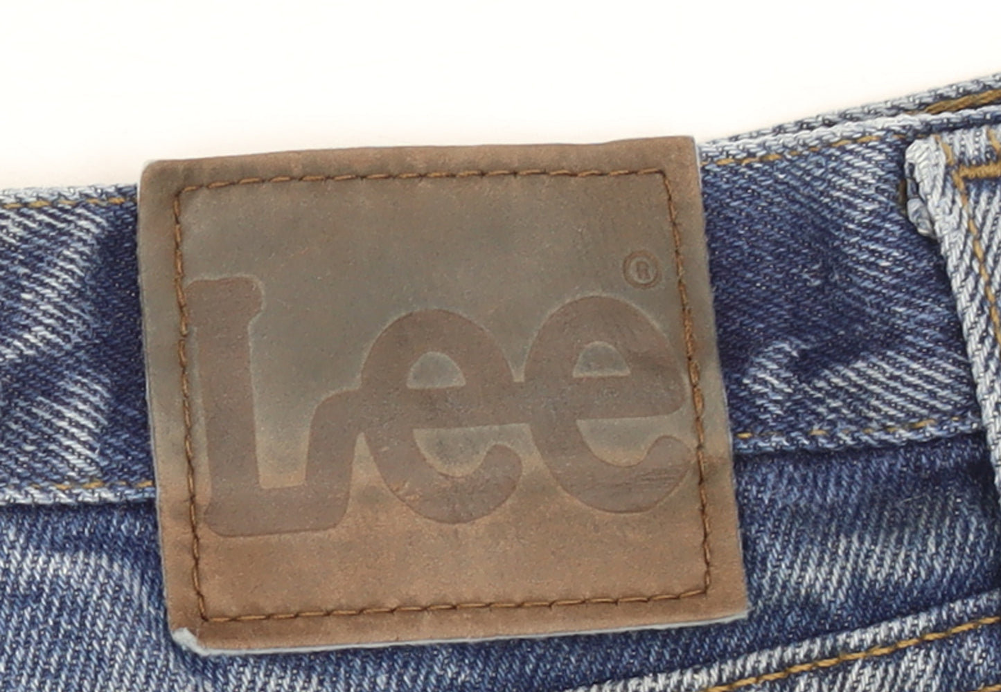 Lee Men's Blue Straight Leg Regular Fit Denim Jeans 33W 32L