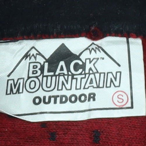 Black Mountain Womens Red Fleece Outdoor Zip Waistcoat Small