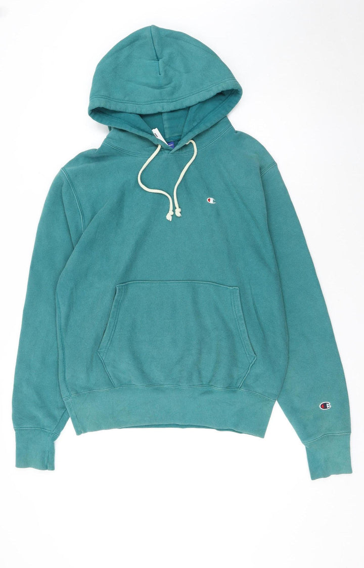 Champion Women’s Teal Pullover Hoodie S Cotton Blend Casual