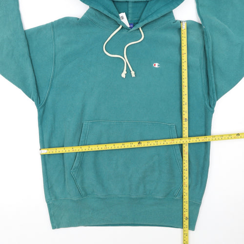 Champion Women’s Teal Pullover Hoodie S Cotton Blend Casual