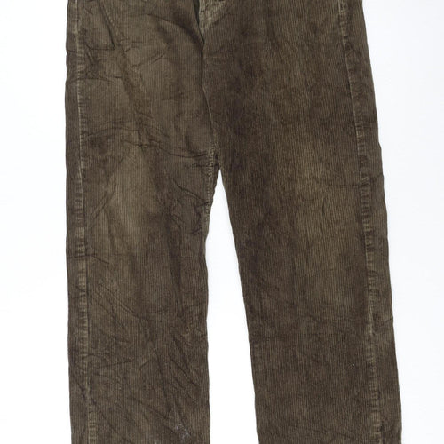 Tommy Hilfiger Men's Brown Corduroy Trousers 34/30 Regular Fit