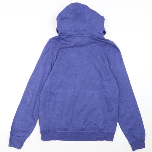 Nike Women's Blue Pullover Hoodie Size S Cotton Blend