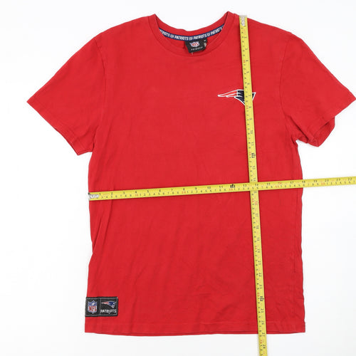 Primark Men’s Red NFL Patriots Graphic Cotton T-Shirt Size M