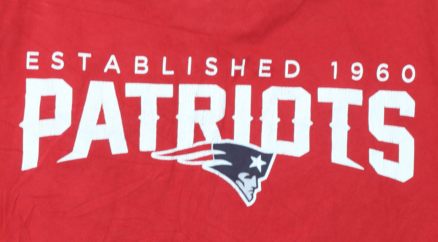 Primark Men’s Red NFL Patriots Graphic Cotton T-Shirt Size M
