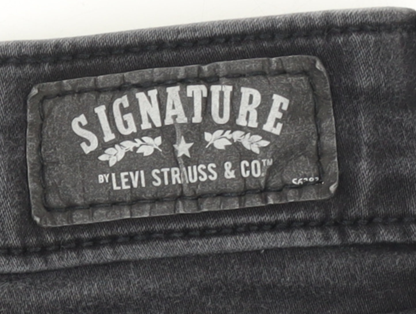 Levi Strauss Women Black Capri Jeans Size 12 Slim Fit Denim