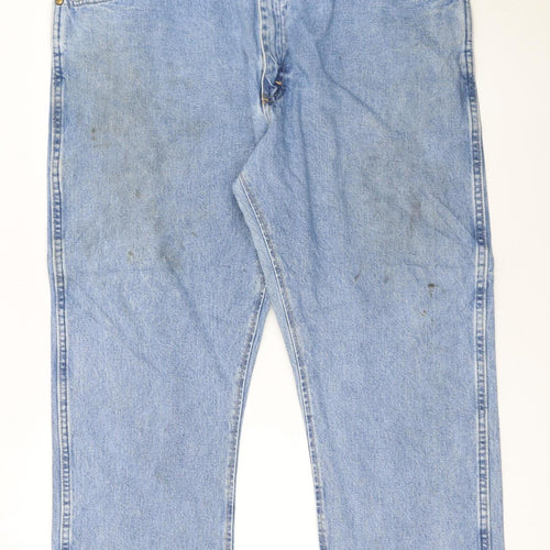 Wrangler Women Blue Straight Leg Vintage Denim Jeans Size 20