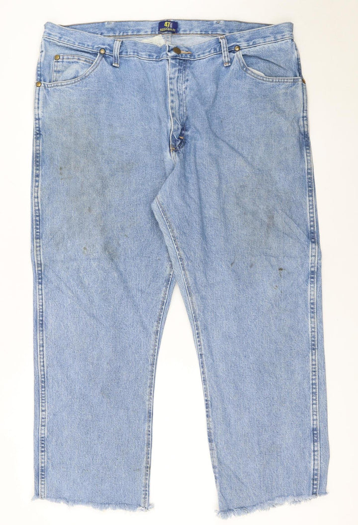 Wrangler Women Blue Straight Leg Vintage Denim Jeans Size 20