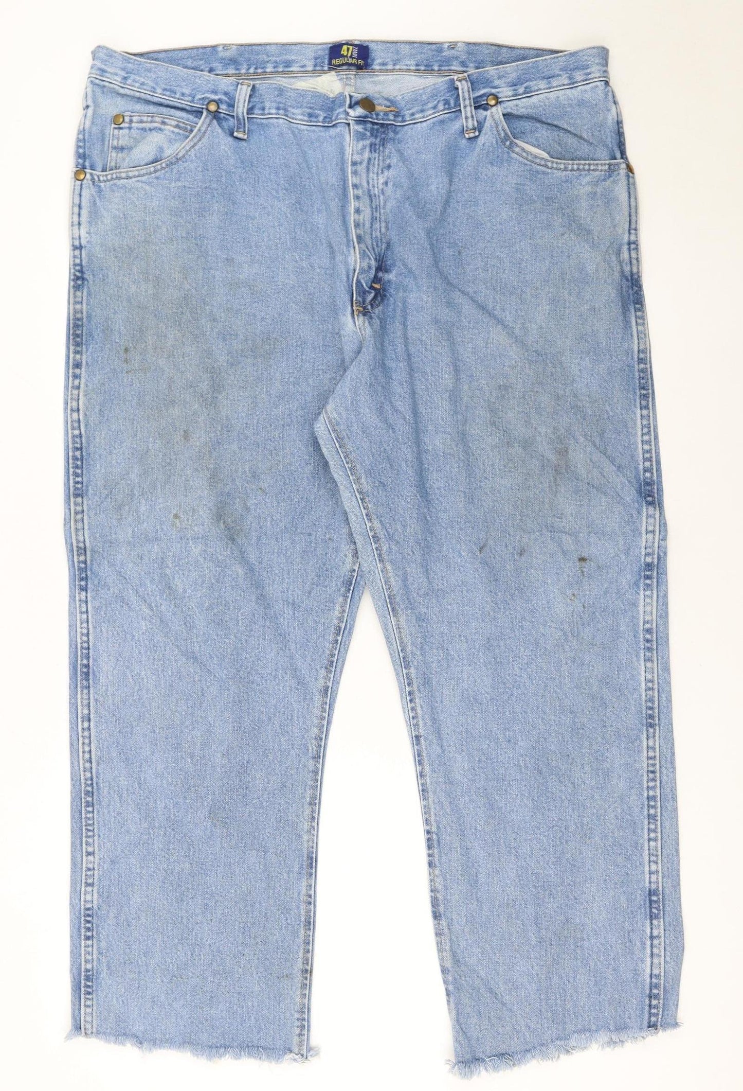 Wrangler Women Blue Straight Leg Vintage Denim Jeans Size 20