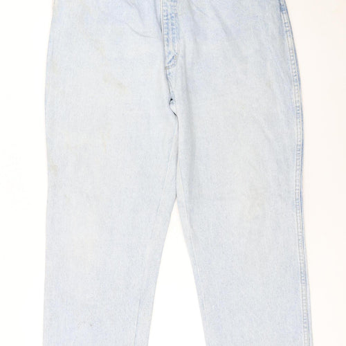 Wrangler Women's Blue Light Wash High Rise Mom Jeans Size 36