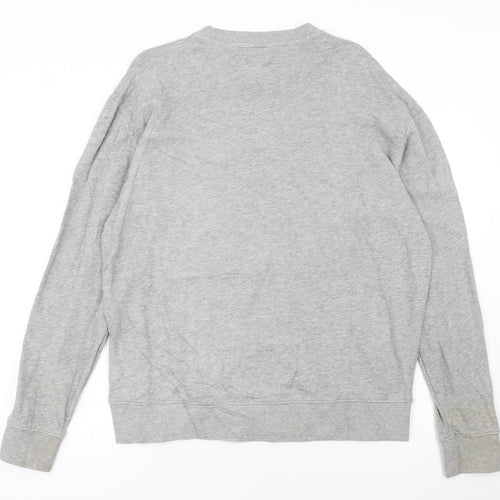 Lee Womens Grey Legendary Logo Regular Fit Sweatshirt M