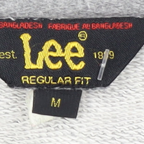Lee Womens Grey Legendary Logo Regular Fit Sweatshirt M