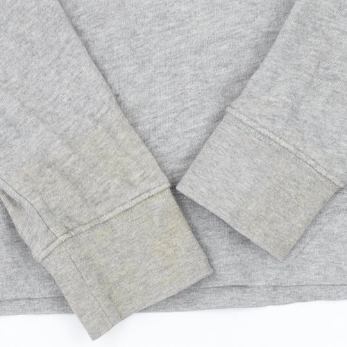 Lee Womens Grey Legendary Logo Regular Fit Sweatshirt M