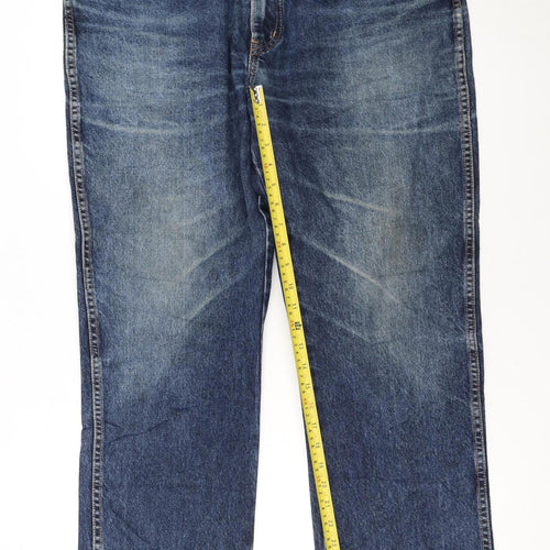 Wrangler Men's Blue Texas Straight Leg Denim Jeans W38 L32