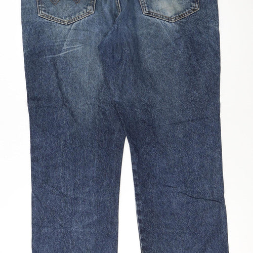Wrangler Men's Blue Texas Straight Leg Denim Jeans W38 L32