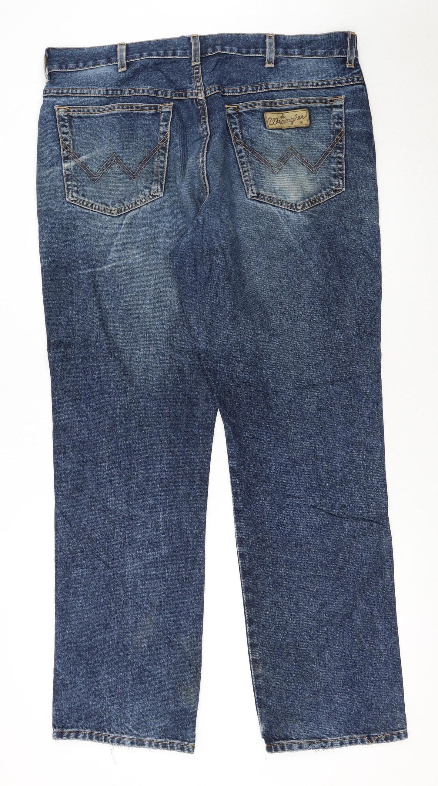 Wrangler Men's Blue Texas Straight Leg Denim Jeans W38 L32