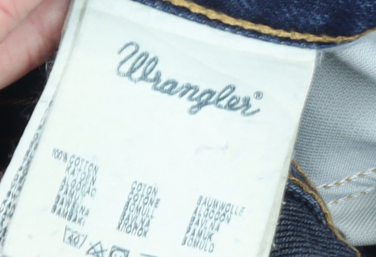 Wrangler Men's Blue Texas Straight Leg Denim Jeans W38 L32