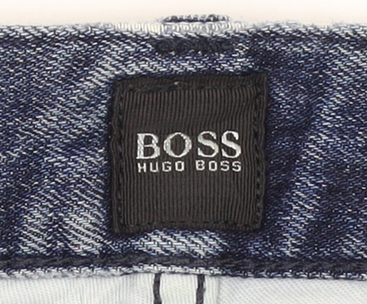 Hugo Boss Men's Blue Straight Denim Jeans 38x34 Classic Fit