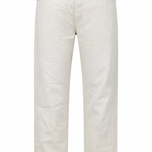 Wrangler Men’s Beige Alaska Chino Trousers W36 L32 Cotton Straight Fit