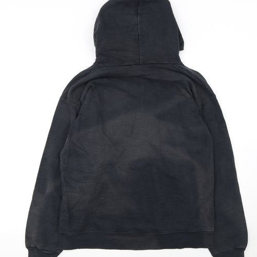 Thrasher Women Black Small Pullover Hoodie Flame Logo Skate Style