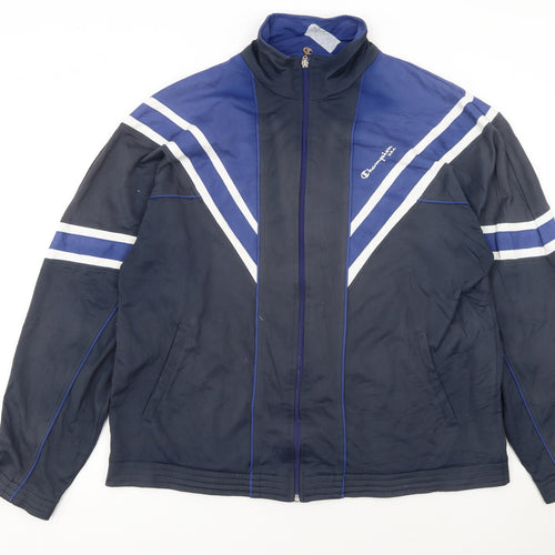Champion Men's Blue XL Track Jacket Full Zip Activewear