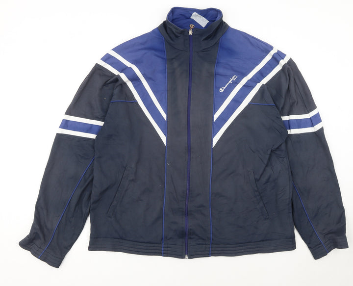 Champion Men's Blue XL Track Jacket Full Zip Activewear