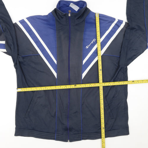 Champion Men's Blue XL Track Jacket Full Zip Activewear